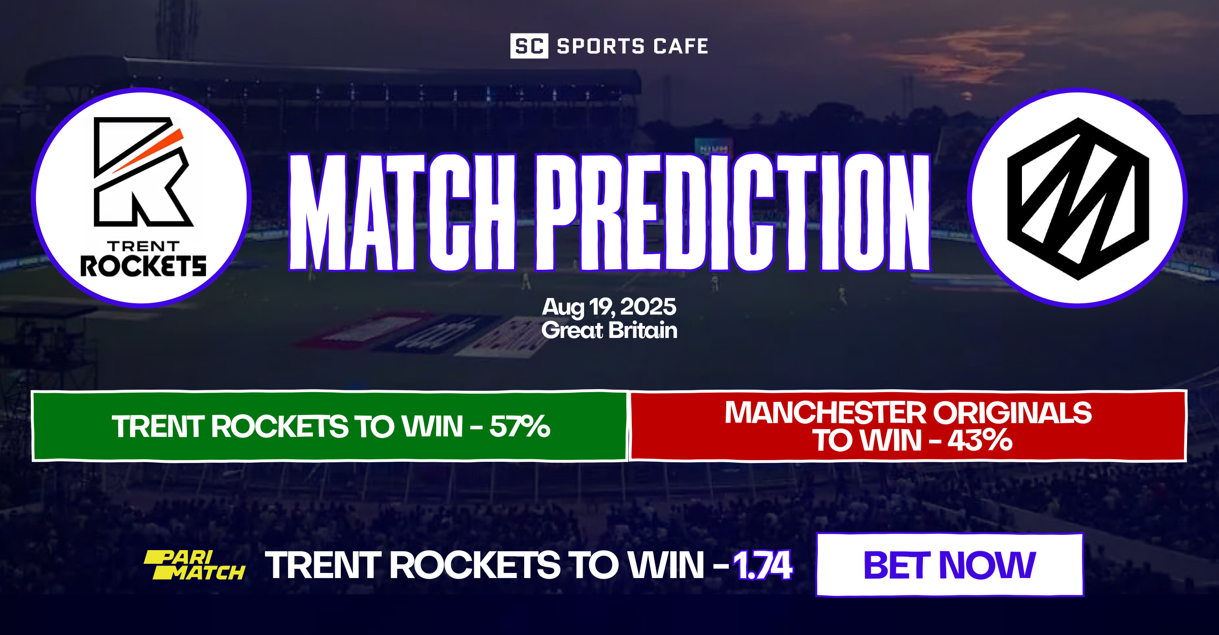 Trent Rockets vs Manchester Originals